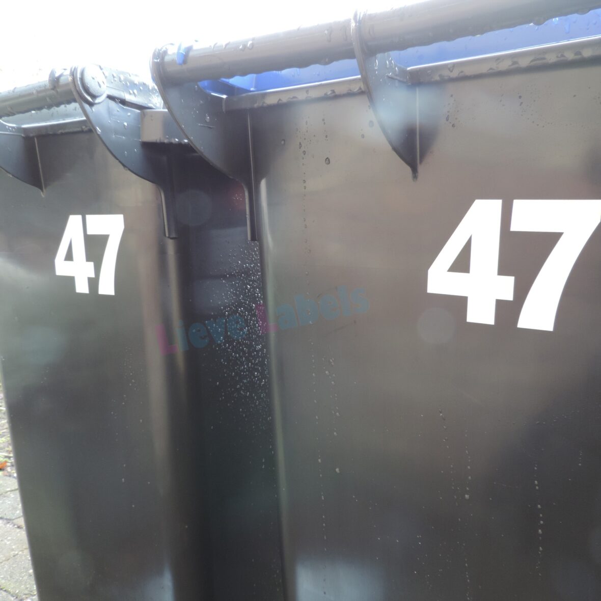 Kliko stickers (3 stuks), met je huisnummer