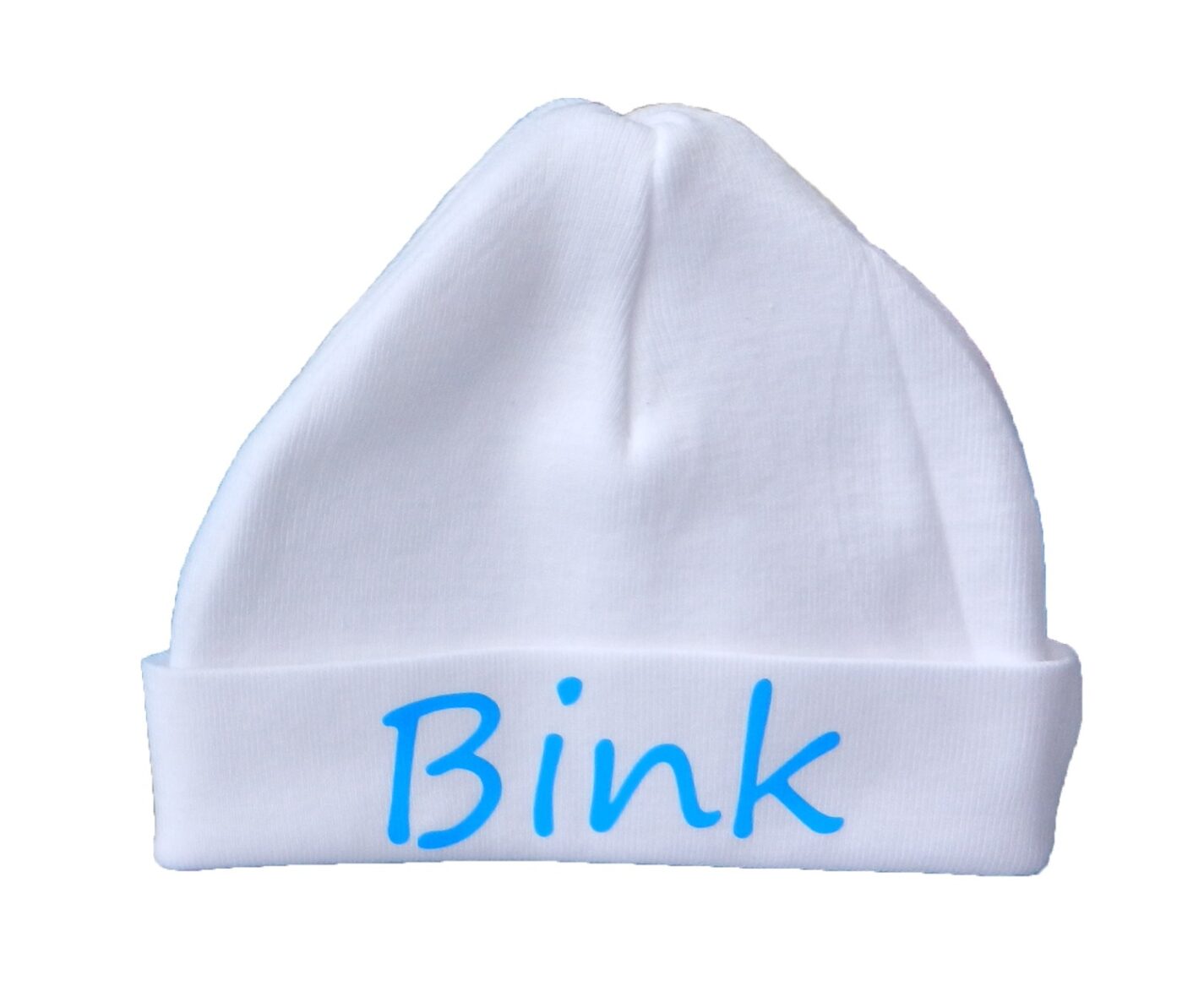 Baby muts met naam – wit
