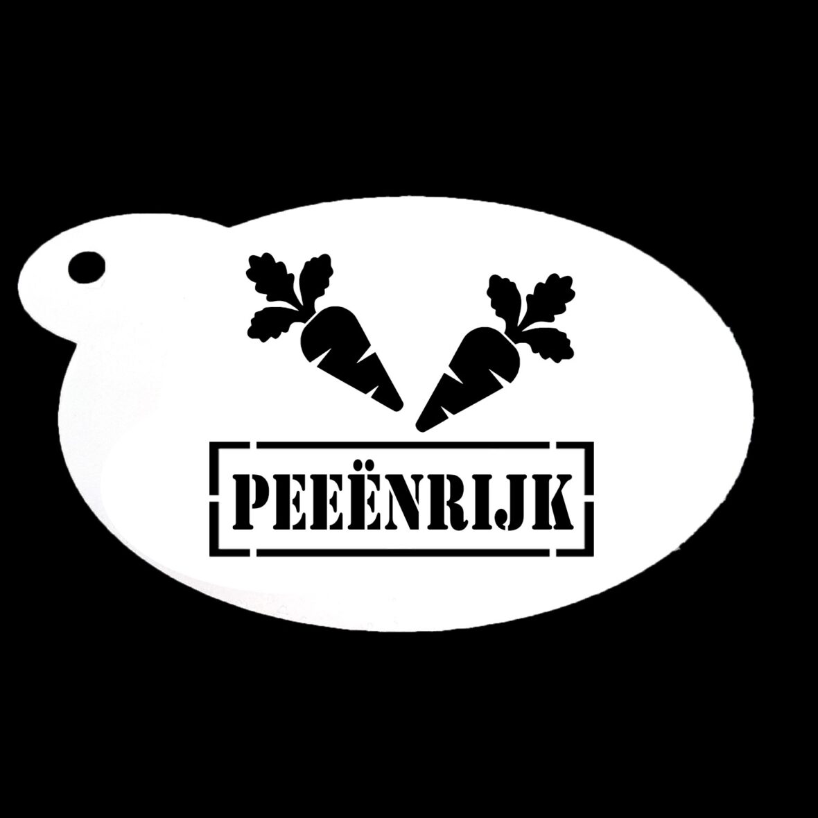 Schmink sjabloon – Carnaval Peeënrijk