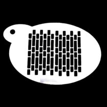 Schmink sjabloon - Brick
