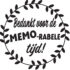 Sticker - Bedankt voor de MEMO-rabele tijd