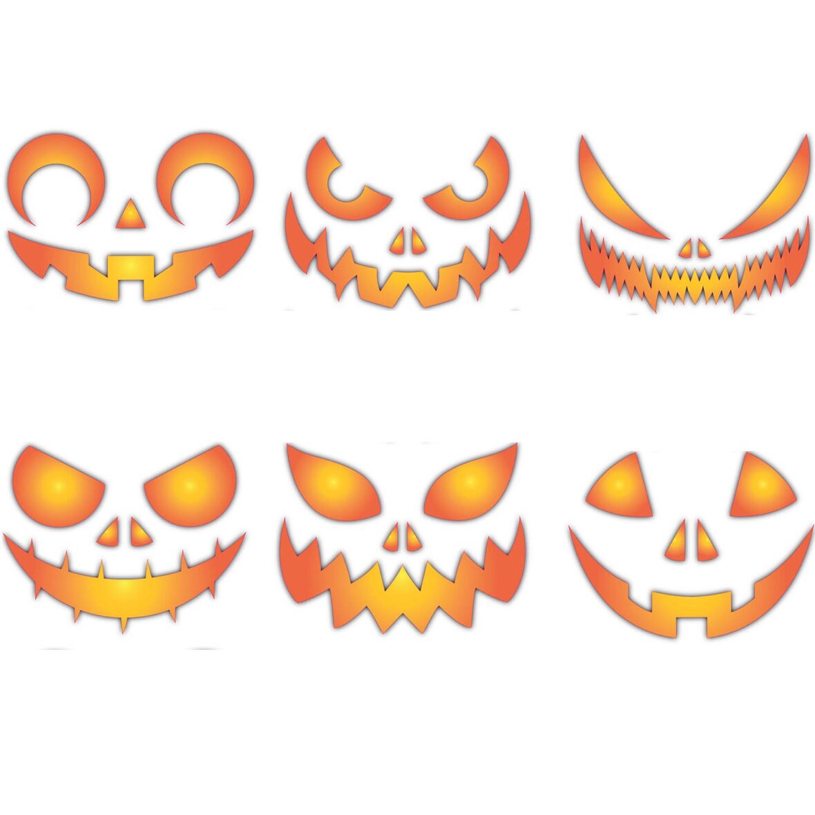 Herbruikbare statische raamsticker Monsters