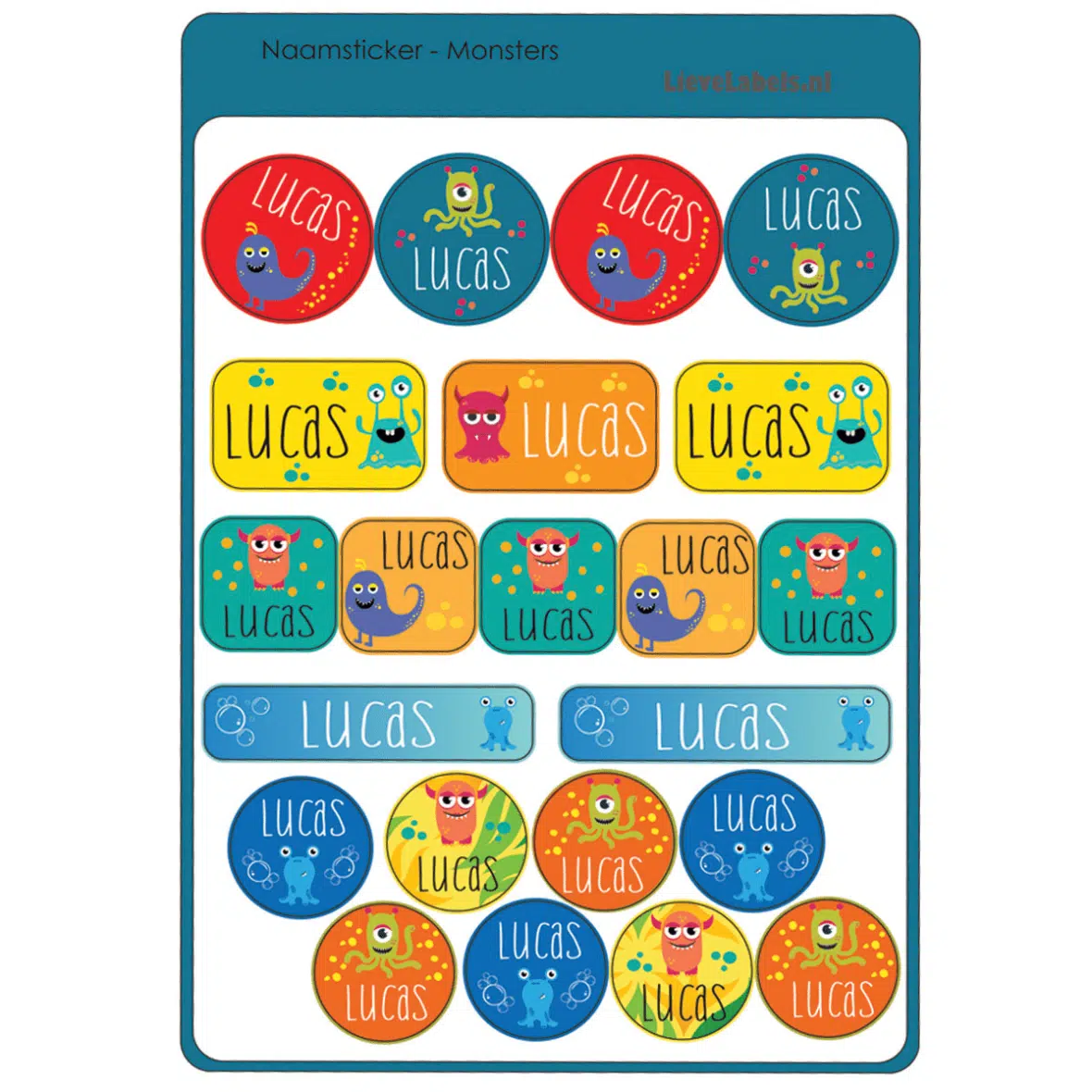 Stickervel-MonstersA5