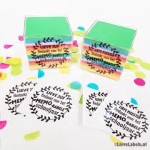Sticker - Bedankt voor het MEMO-rabele schooljaar