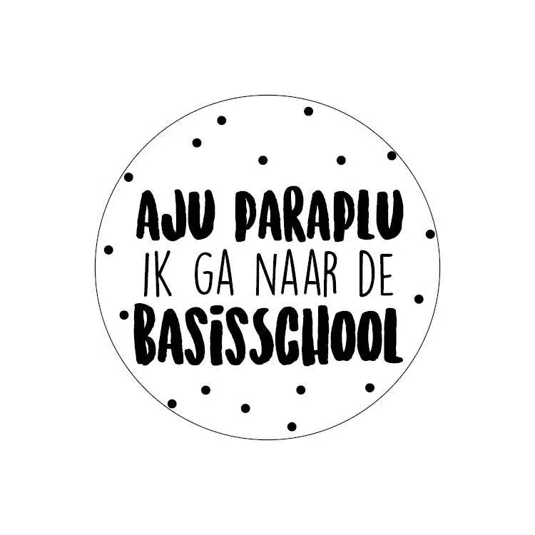 Cadeausticker- ajuparaplu