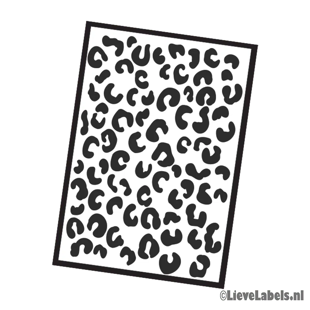 DIY Stickers Kerst Panter