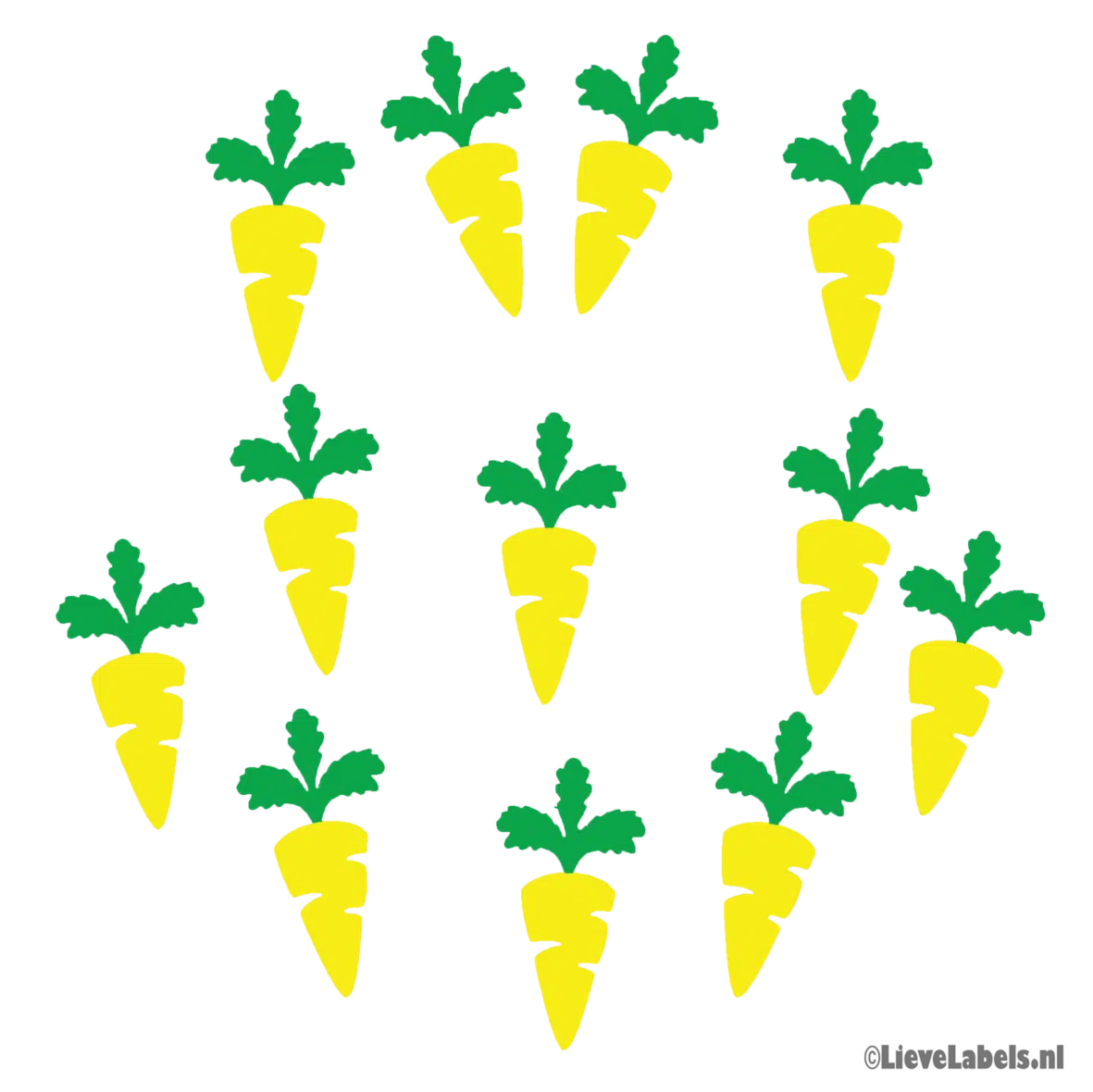 Herbruikbare statische Stickers – Peeën Zomerspelen