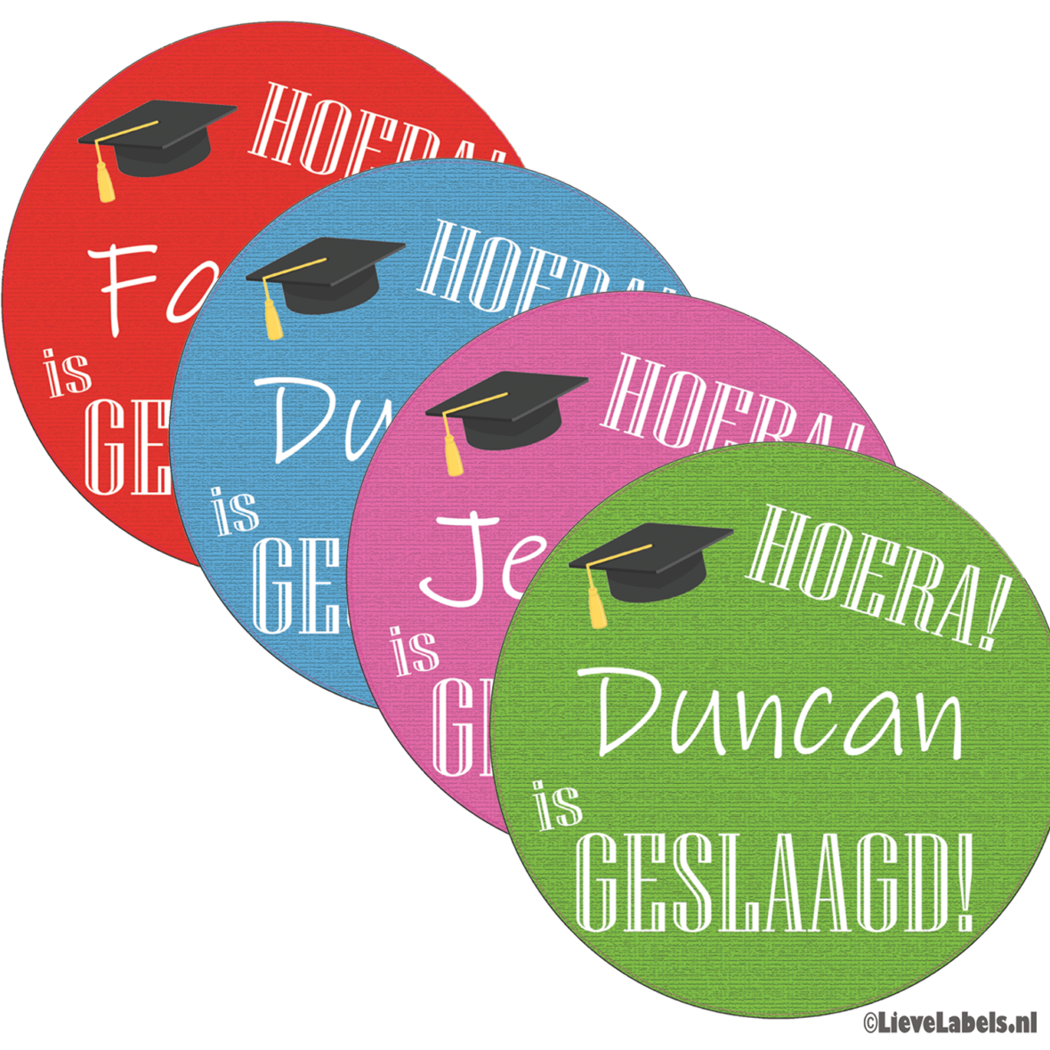 Raamsticker – Geslaagd