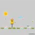Herbruikbare statische raamstickers - Lente