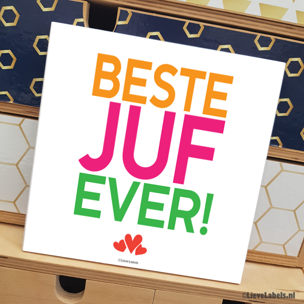 Tegeltje – Beste Juf