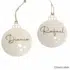 Houten kerstbal met naam