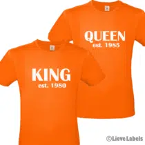 Losse Twinning Shirts Volwassenen