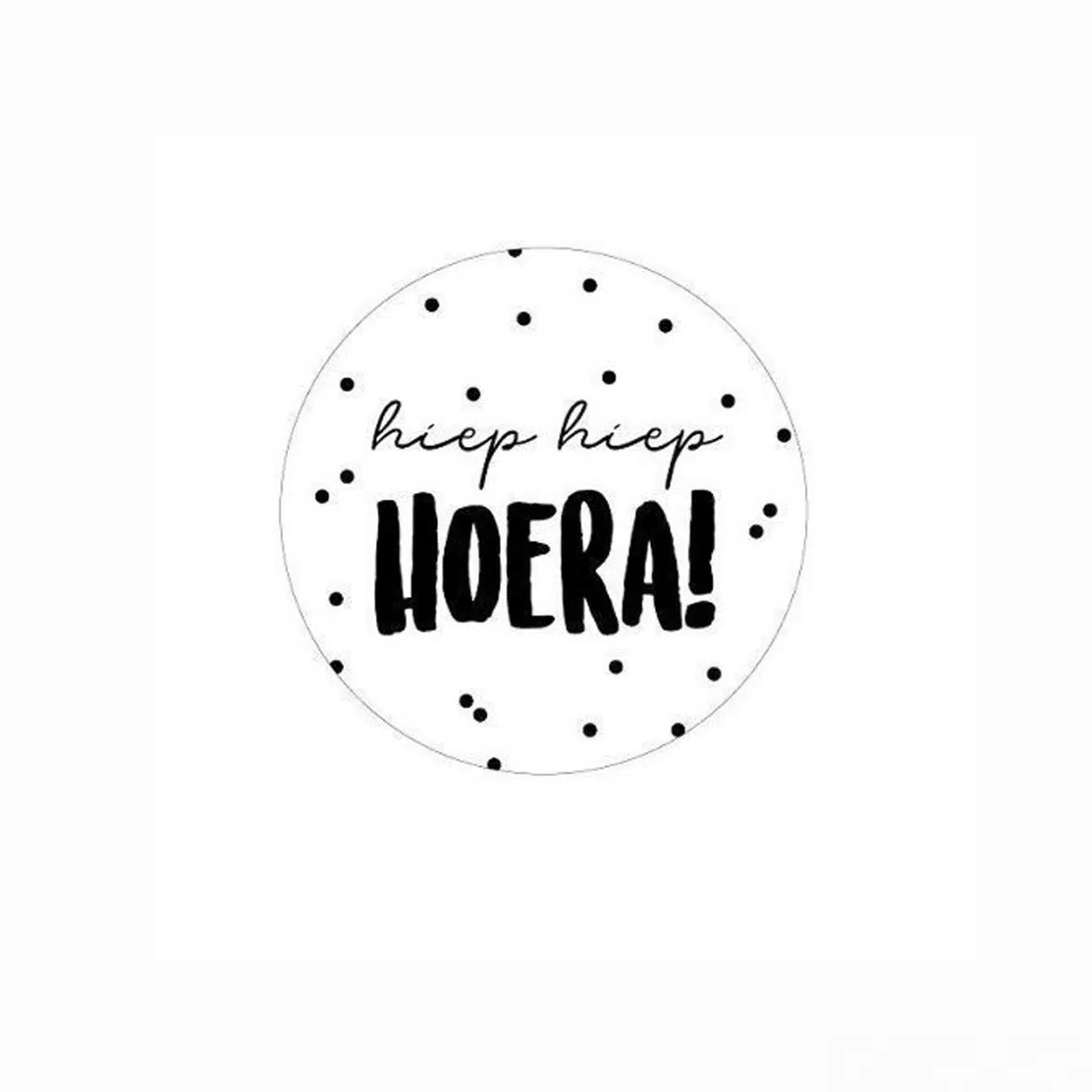 Stickers – hiep hiep hoera! | 10 stuks