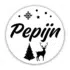 Cadeausticker met naam - Kerst