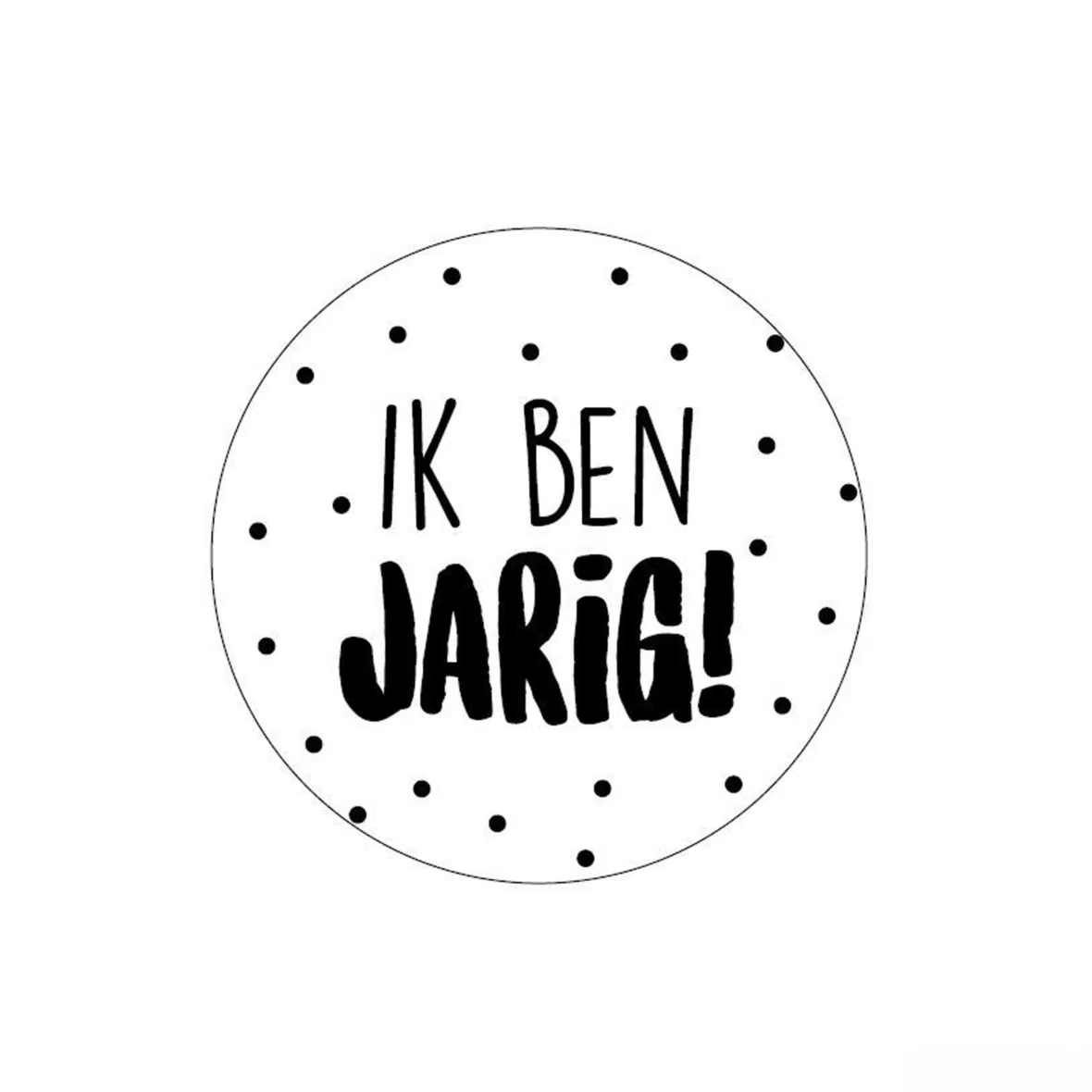 Stickers – Ik ben jarig | 10 stuks