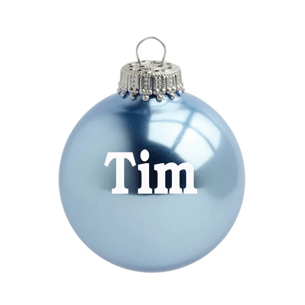 Kerstbal-blauw-glans
