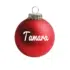Kerstbal met naam