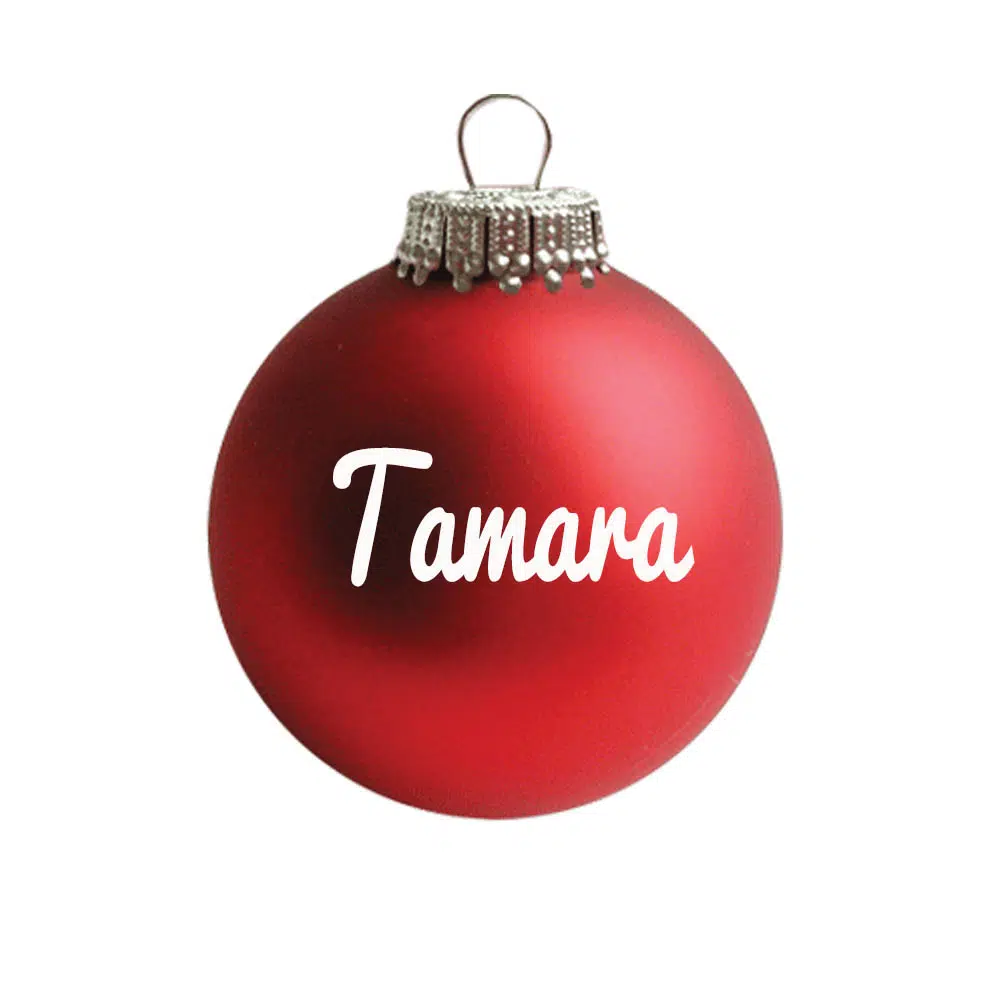 Kerstbal-rood-mat