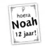 Traktatie sticker met naam - Ijsje