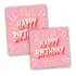 Wijn etiket - Happy Birthday