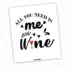 Wijn etiket - All you need