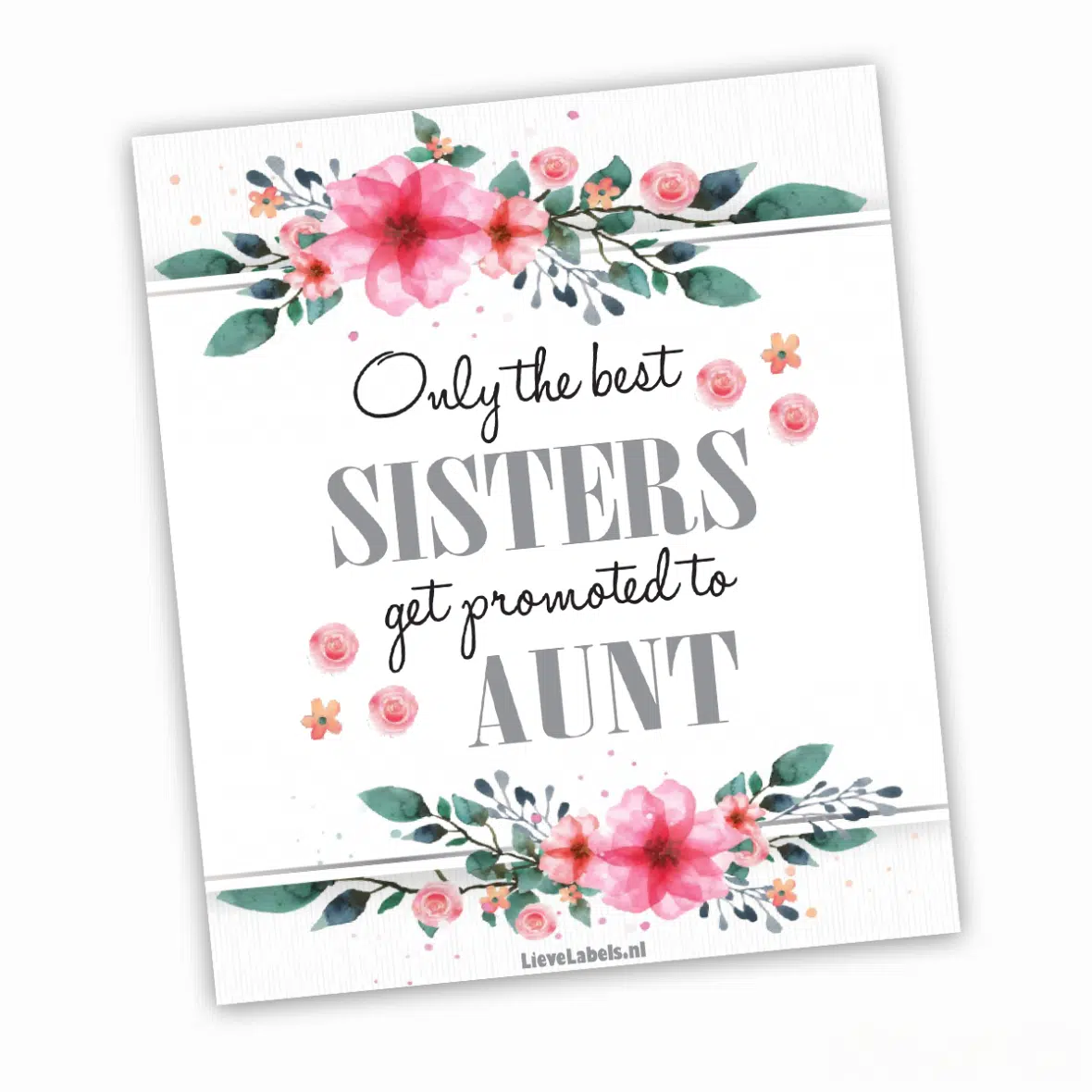 Wijn etiket – Aunt