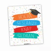 Wijn etiket - Geslaagd