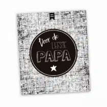 Fles etiket - Voor de liefste papa