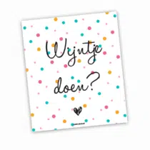 Wijn etiket - Wijntje doen?