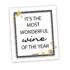 Wijn etiket - Most wonderful wine of the year