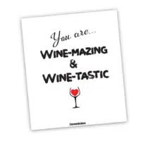 Wijn etiket - You are wine-mazing