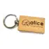 Houten sleutelhanger met naam