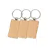 Houten sleutelhanger met naam