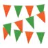 Vlaggenlijn groen/oranje - 10m