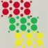Herbruikbare statische raamsticker - Mix Confetti Rood/Groen/Geel