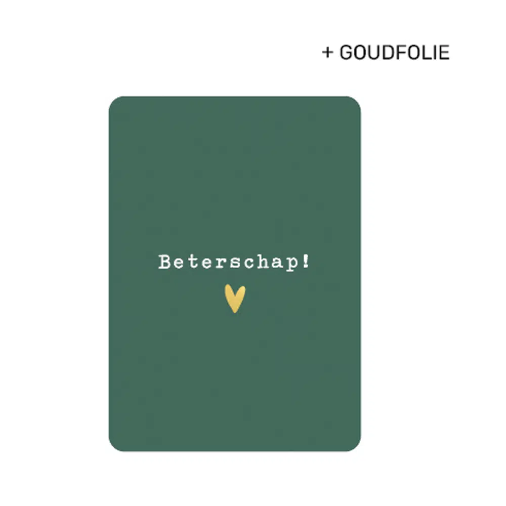 Wenskaart – Beterschap
