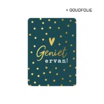Wenskaart - Geniet ervan