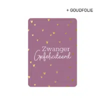 Wenskaart - Zwanger gefeliciteerd