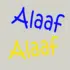 Herbruikbare statische raamsticker - Alaaf Blauw/Geel