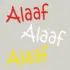 Herbruikbare statische raamsticker - Alaaf Rood/Wit/Geel