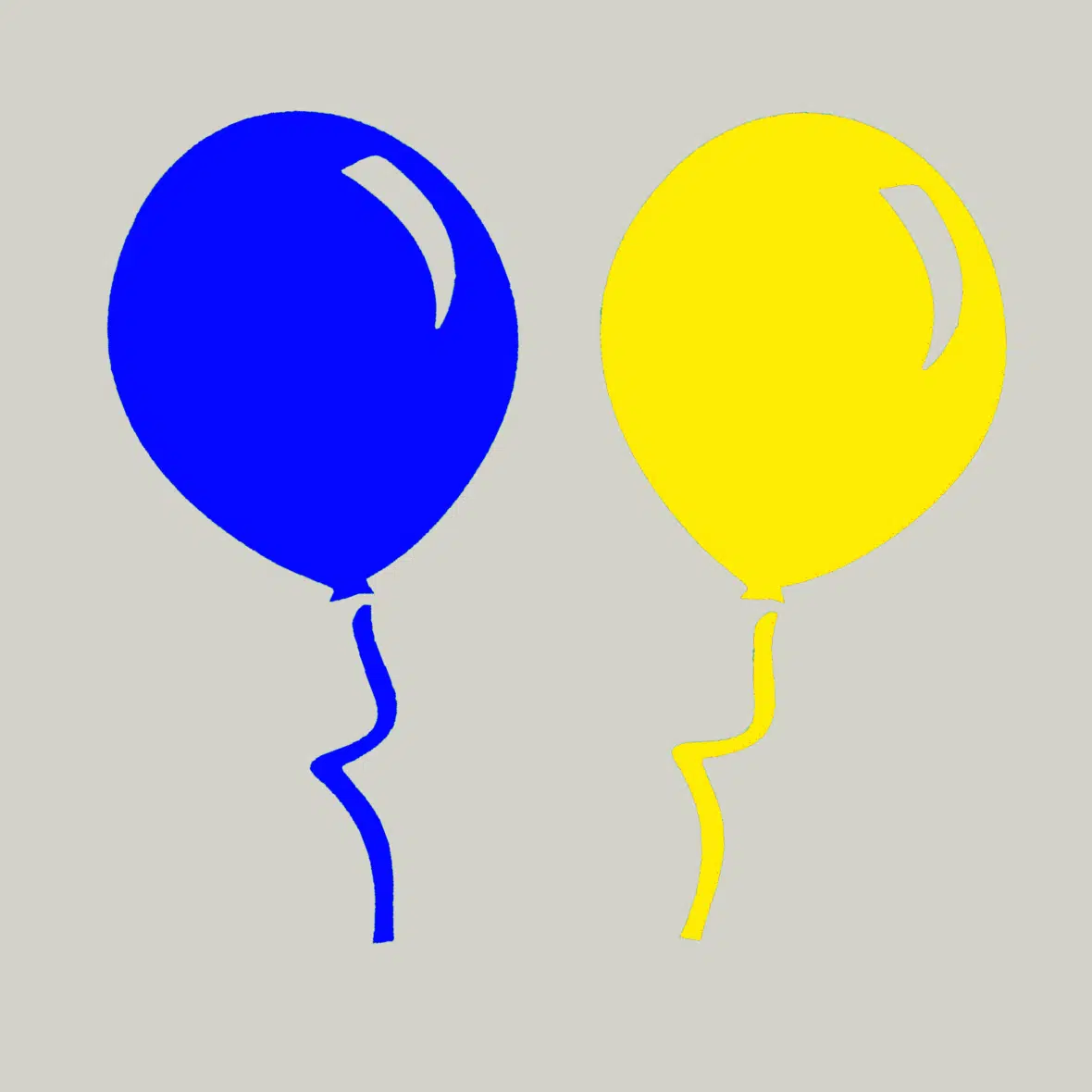 BallonBlauwGeel