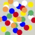 Herbruikbare statische raamsticker - Confetti per kleur