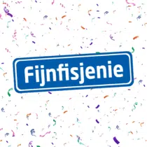Herbruikbare statische raamsticker - Fijnfisjenie