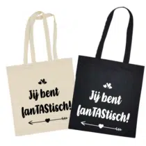 Katoenen tas - Jij bent fanTAStisch