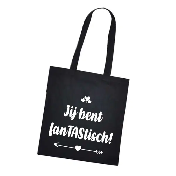 Katoenen-tas-Fantastisch-Zwart