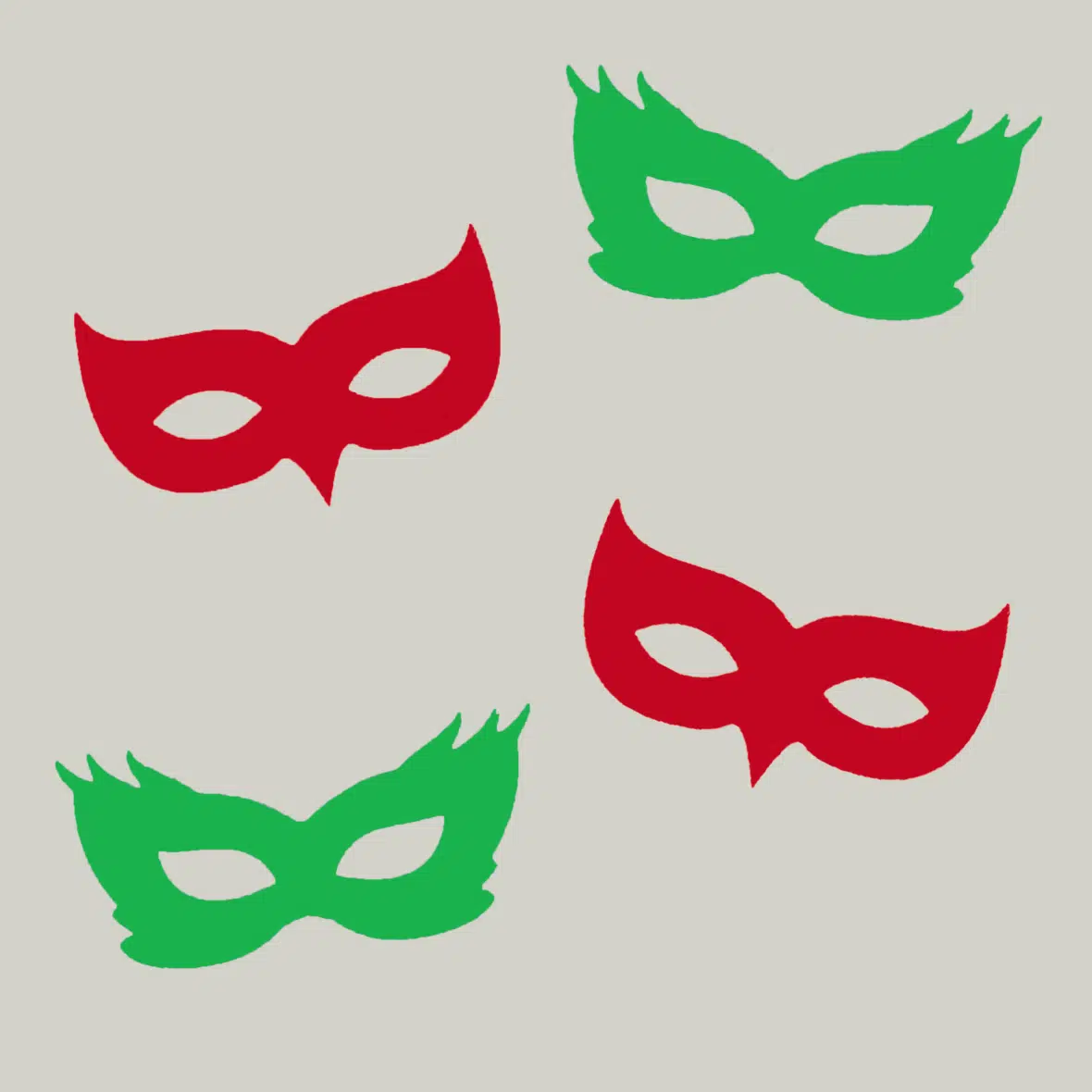 MaskerRoodGroen