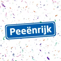 Herbruikbare statische raamsticker - Peeënrijk