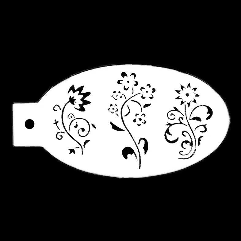Schmink sjabloon – Bloemen