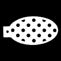 Schmink sjabloon - Dots