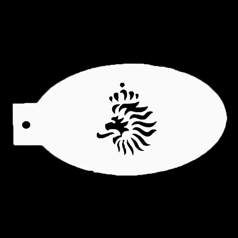 Schmink sjabloon – EK Leeuw